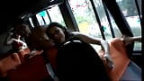 Lusty latinas dientot di bus dalam grup seks snapshot 16