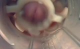 Close up of fleshlight toy fucking cock big bell end snapshot 4