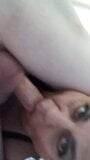 Evonn sucking on white Daddys dick. snapshot 9