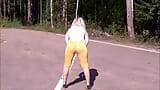 Yellow big ass flashing outdoor snapshot 16