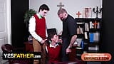 Biskup Rob Montana ma swój własny sposób przebaczenia grzechów Myott Hunter i Andy El Nene - YesFather snapshot 5