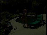 Nubile sluts licking pussy by the pool snapshot 1