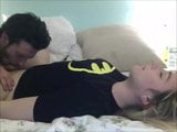 Chubby blond shemale getting ass and cock licked snapshot 14
