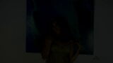 Linda peluda Liz em striptease sexy mostrando seu belo arbusto snapshot 1