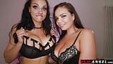 Evilangel - chicas tetonas disfrutan de una sesión lésbica anal extrema snapshot 4