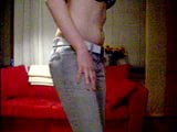 my ex desperate to pee and wetting her jeans  snapshot 6