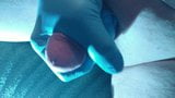 Mikro-Penis, Pilzkopf, schwillt an, um etwas Sperma zu squirten snapshot 8