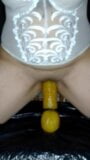 Emmi likes to ride her big dildo 2 snapshot 3