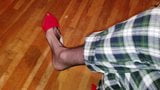 PJ's And Stilettos Stocking Foot Shoeplay snapshot 6