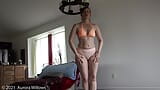 Aurora Willows Stretching in full bum underwear snapshot 14