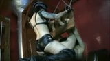 Strapon mistress and bound slave snapshot 4