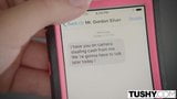 Tushy hete assistent gestraft en in haar kont geneukt door baas snapshot 4