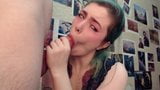 Nice blowjob from horny teen Stacy Moon snapshot 7