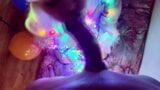 Sister Christmas POV Blowjob, Cum in Mouth, Part 2 snapshot 8