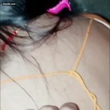 Desi Mangalsutra Waali Bhabhi Boobs Bra Blouse snapshot 1