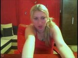 Blonde Does a Couple of Nice Teases on Cam snapshot 1