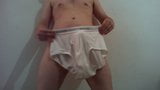 Me exibindo de cueca branca Hanes (REENVIO) snapshot 19