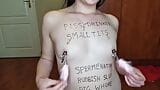 Worthless slut masturbating, humiliating herself for her customer snapshot 7