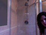 Amateur Tgirl naked in the shower snapshot 5