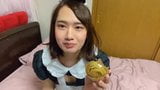 A man's daughter who eats sperm on a chestnut cake snapshot 10