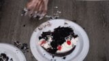 Asmr binaural pies cake smash food play snapshot 14