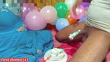 Desi Heenas Geburtstagsfeier mit Ehemann - klares Hindi-Audio snapshot 3