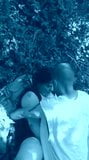 Dogging Wife Fucking BBC In The Woods snapshot 7