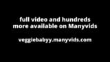 Сливочные оргазмы и дегустация спермы со стеклянным дилдо - превью - veggiebabyy - полное видео на много видео snapshot 1