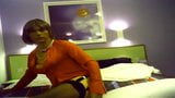 Miss Morgan cuming in a Travelodge snapshot 13