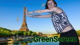 MISS WAGON VEGAN FETISH - try greenscreen snapshot 1