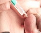 Saline injection in testicle snapshot 2