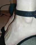 Blue toes open toed heels snapshot 4