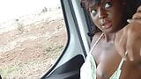 Mi linda novia negra tiene hambre de mi semen en un safari de vida silvestre africana snapshot 1