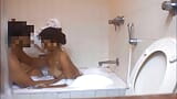 Naked wife Priya soapy massage on bathtub, kissed &  pressed her big Boobs with erected cock. ! Slowmo Part 1-4 ! F20 snapshot 10