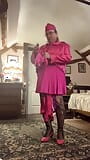 En tenue d hotesse de l air fushia snapshot 10