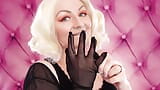 ASMR: mesh gloves (no talking) hot MILF slowly SFW video by Arya Grander snapshot 2