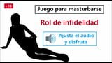 JOI hentai en espanol. Doble infidelidad, juego para mast... snapshot 5