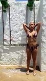 Hot shower in my bikini snapshot 2