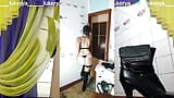 Quando a eletricidade sai e a dona de casa gostosa lukerya se sente solitária e entediada, ela pega roupas eróticas e experimenta snapshot 6