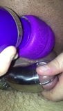 Wife squirting on husbands caged cock and balls snapshot 3