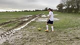 Muddy football practise snapshot 3