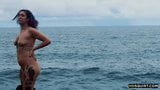 Solo masturbation ends up in squirting by the ocean snapshot 1
