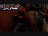 Paraplegic wearing High Heels snapshot 16