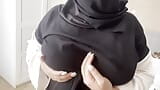 Algerian aunty with big tits in hijab snapshot 12