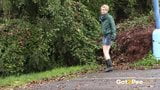 Public Pissing For Desperate Blonde snapshot 5