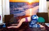 Inner thigh and splits hip mobility. Join my faphouse for more yoga snapshot 10