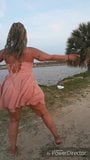 Beachside twerking snapshot 7