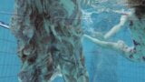 Two dressed beauties underwater – Netrebko and Poleshuk snapshot 3