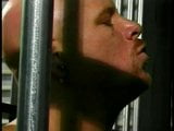 Hot brunette rams poor guy with strap-on in jail snapshot 14