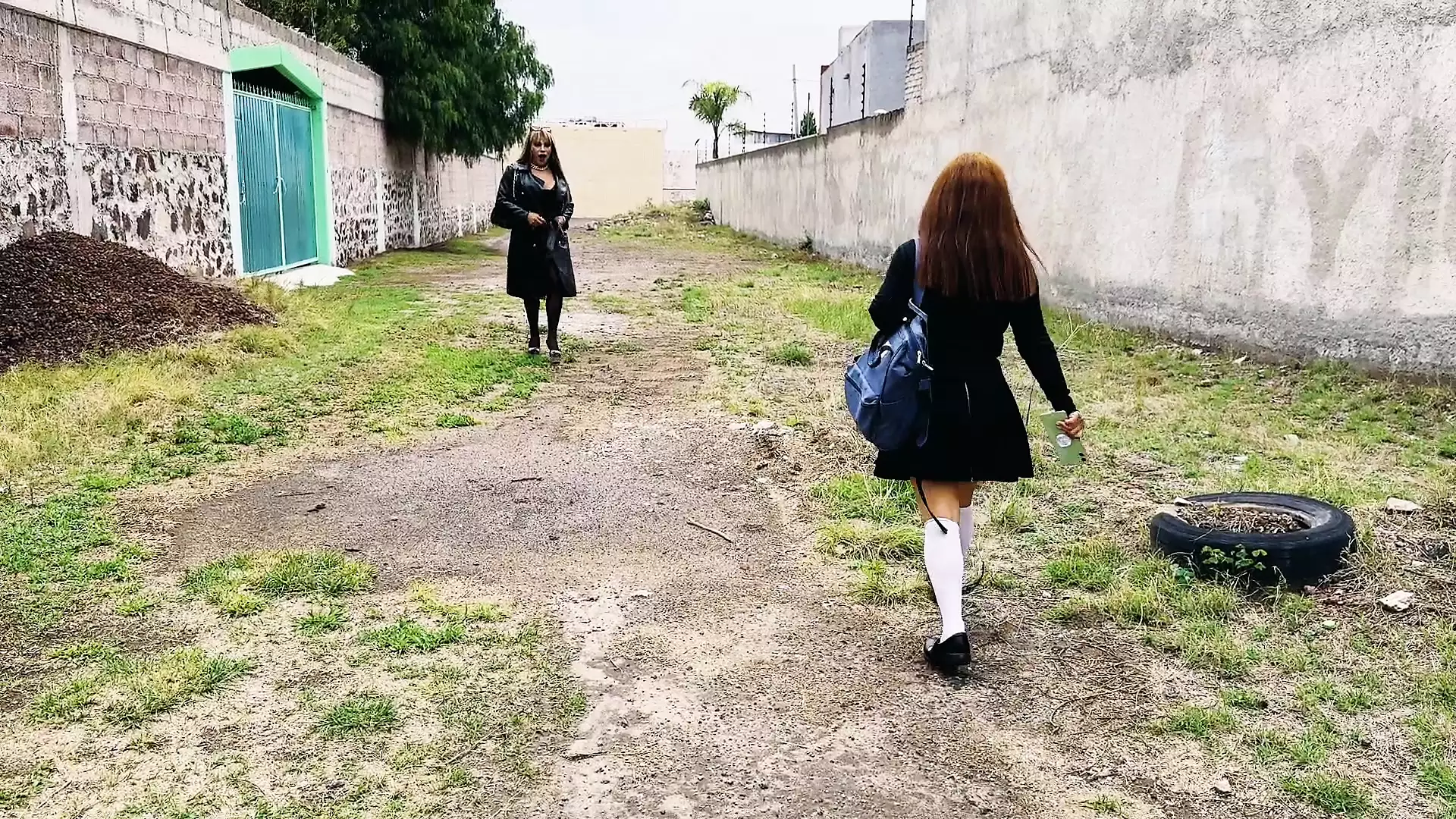 Isso aconteceu comigo saindo da escola